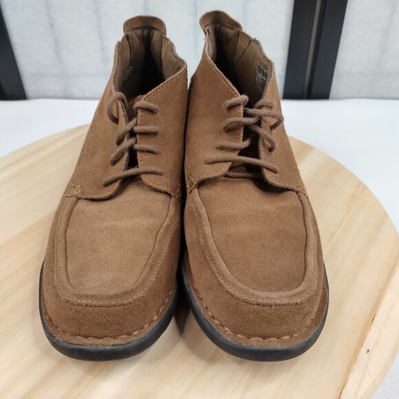 Clarks Collection Nikki Tan Suede Comfort Boho Ankle Boots Women US 9M - Picture 4 of 15